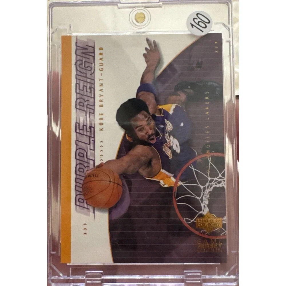 2000-01 Upper Deck Game Jersey Edition KOBE BRYANT Purple Reign #435 Lakers HOF
